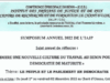TDR du symposium 2022