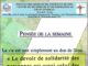 Pensée de la semaine du 10 au 9 Novembre 2025