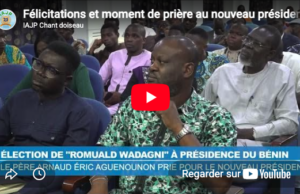 Félicitations et moment de prière au nouveau président élu du Bénin lors de la conférence